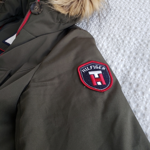 Tommy Hilfiger Jacket Coat Olive Green XS - Picture 9 of 9